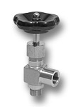 Angle shut-off valve DN6 PN250 Image